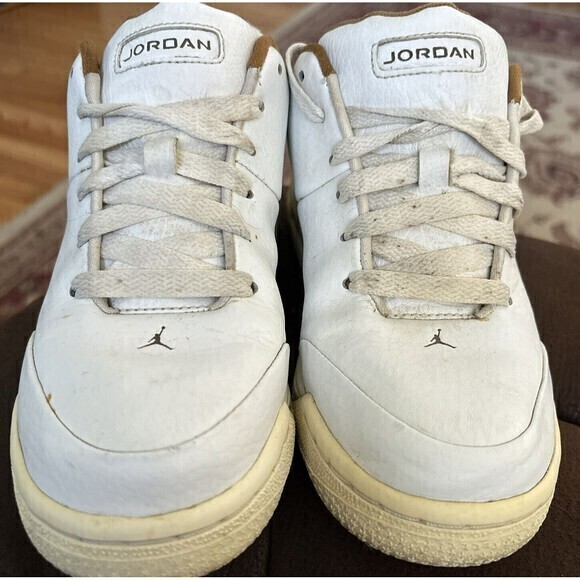 2006 NIKE AIR JORDAN 23 CLASSIC LOW WHITE MAPLE BROWN LEATHER‎ 313480-121 4.5Y - Picture 2 of 4